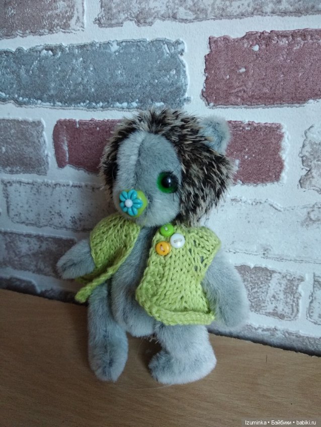 Мини тедди ёжик Долли (12 см)