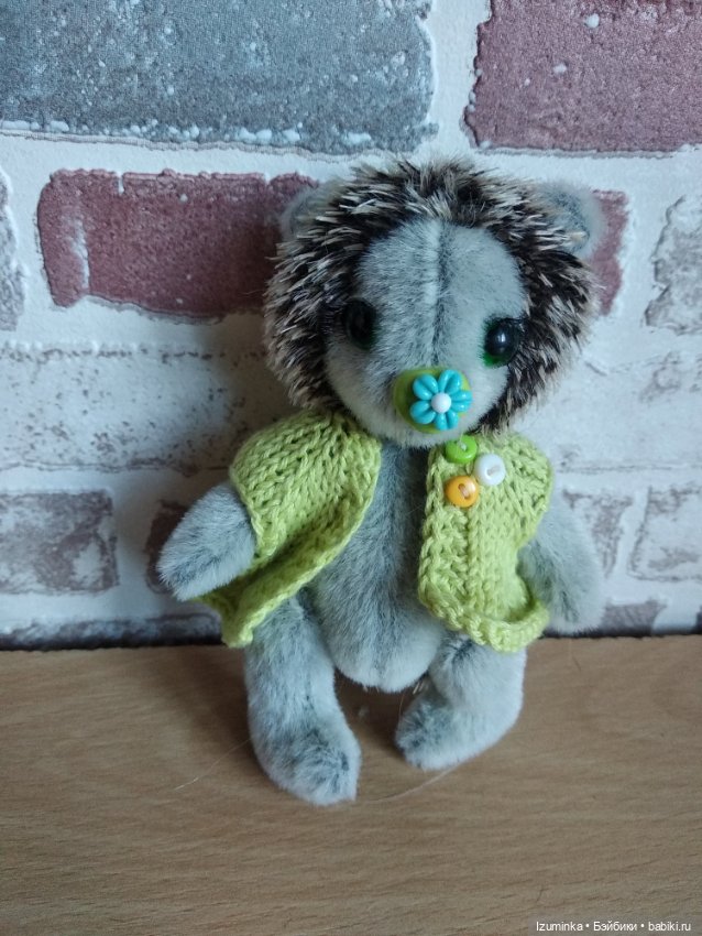 Мини тедди ёжик Долли (12 см) (фото 5)