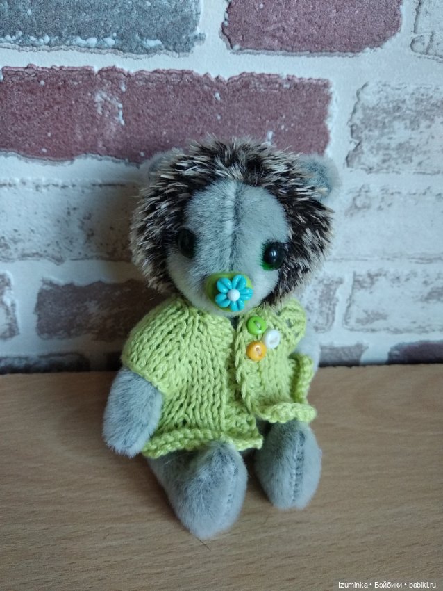 Мини тедди ёжик Долли (12 см) (фото 4)