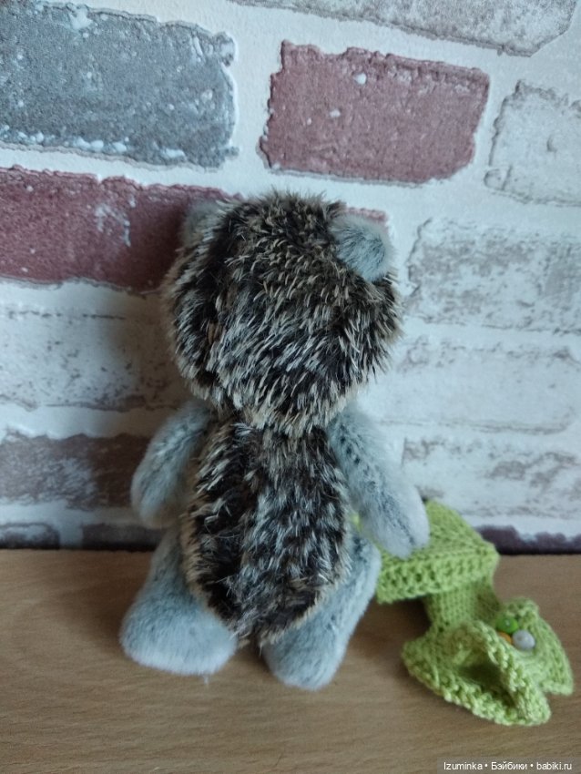 Мини тедди ёжик Долли (12 см) (фото 8)