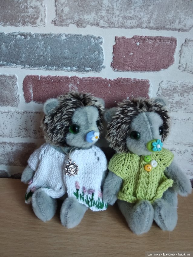 Мини тедди ёжик Долли (12 см) (фото 10)