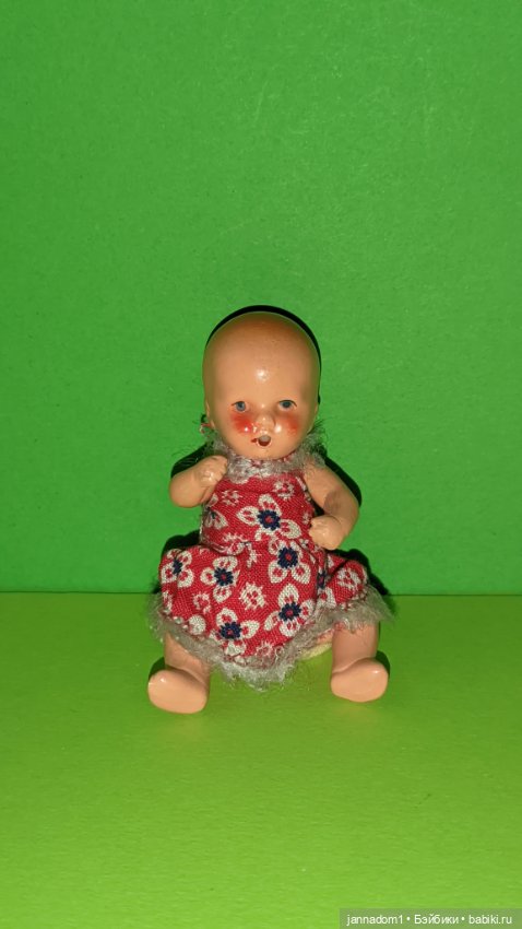 Керамический пупсик Hertwig с открытым ротиком, высота 9 см (фото 4)