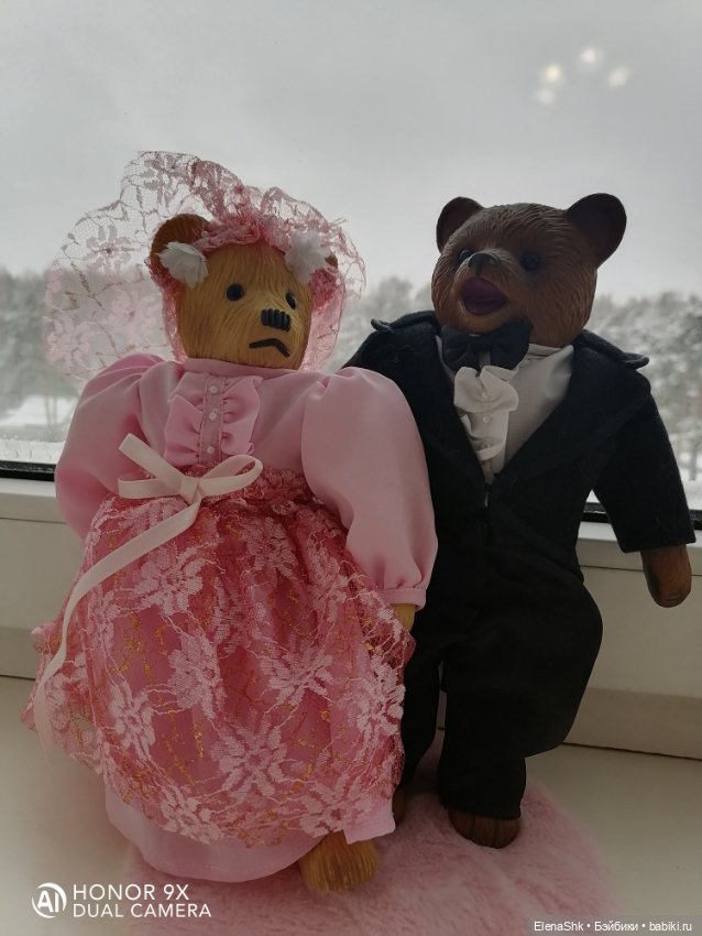 Свадебные медведи — Игровые куклы (фото 2)