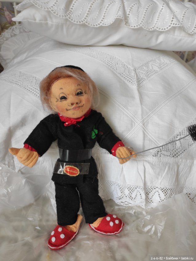 Трубочист войлок — Антикварные куклы (фото 4)