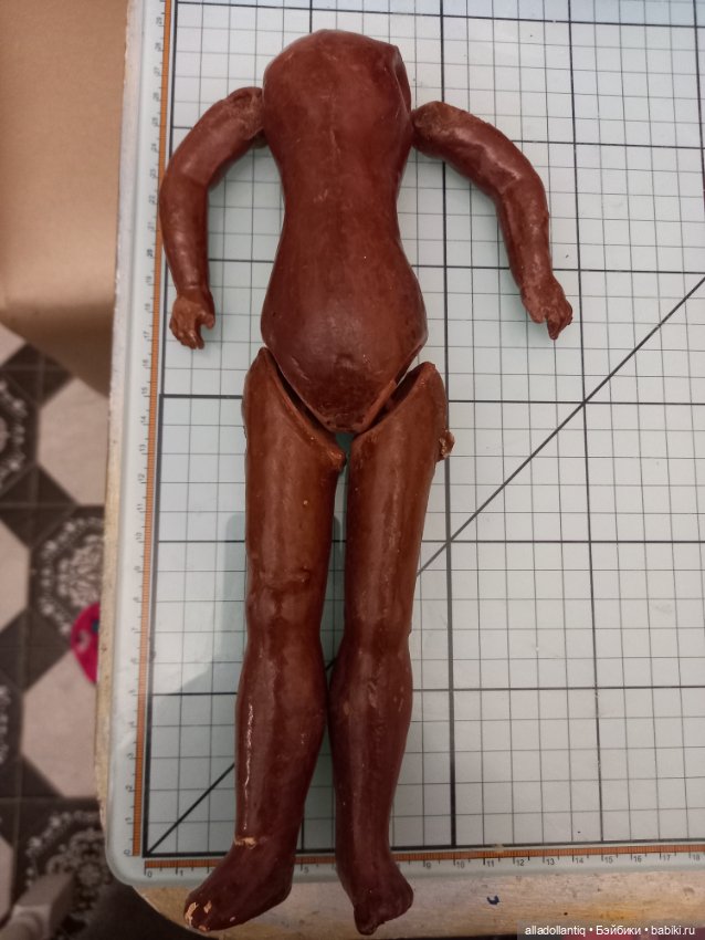 Тело для антикварной куклы Тело мулат