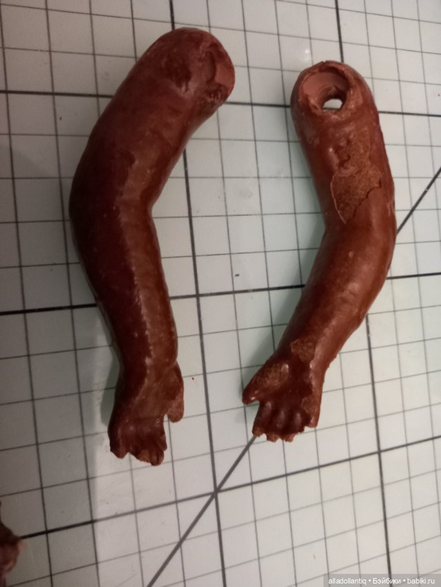 Тело для антикварной куклы Тело мулат (фото 7)