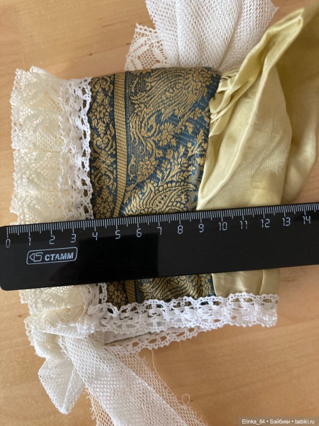 Головной убор для антикварной красавицы (фото 7)