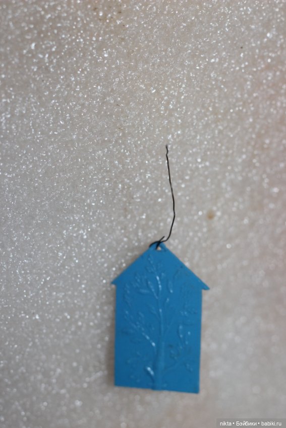Елочная игрушка СССР * Скворечник * Пластик (фото 2)