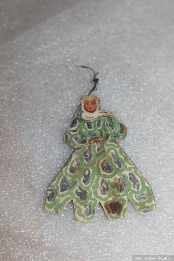 Старенькая елочная игрушка * Бумага * 9,5 см (фото 3)