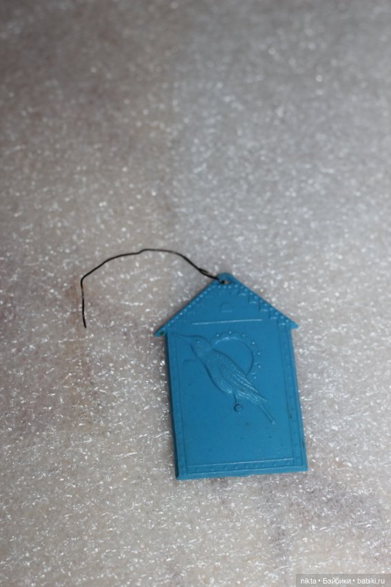 Елочная игрушка СССР * Скворечник * Пластик (фото 4)