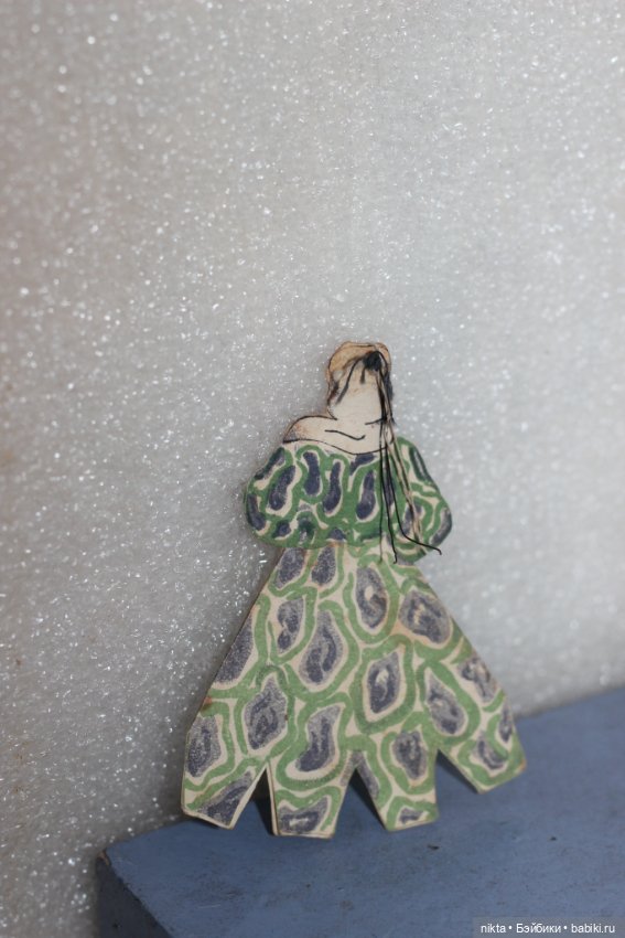 Старенькая елочная игрушка * Бумага * 9,5 см (фото 2)