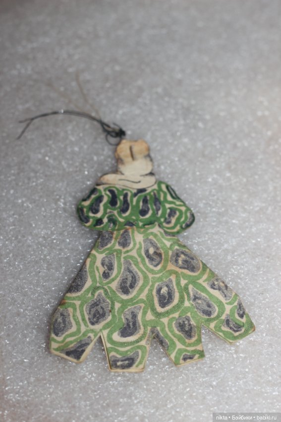 Старенькая елочная игрушка * Бумага * 9,5 см (фото 4)