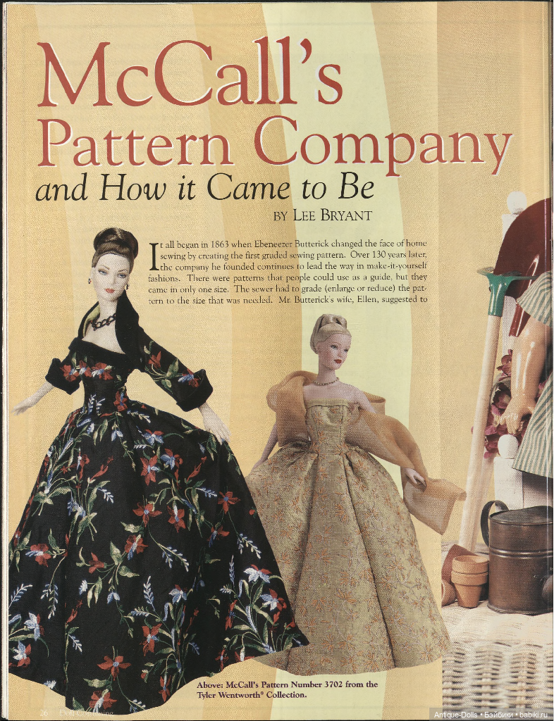 Журнал с выкройками одежды для кукол Doll Costuming, 2003, vol.9 (фото 6)