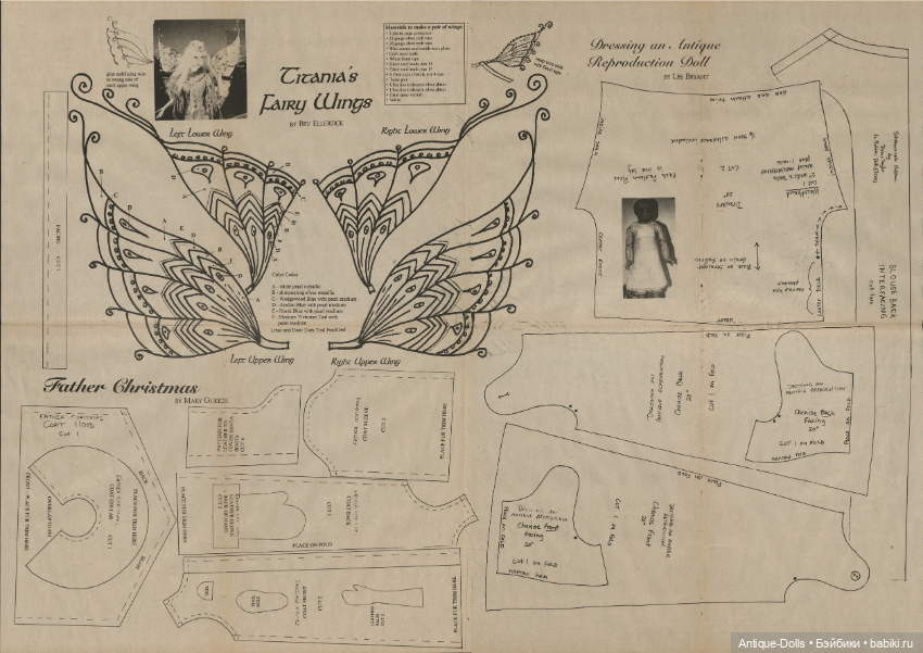 Журнал с выкройками одежды для кукол Doll Costuming, 2003, vol.11