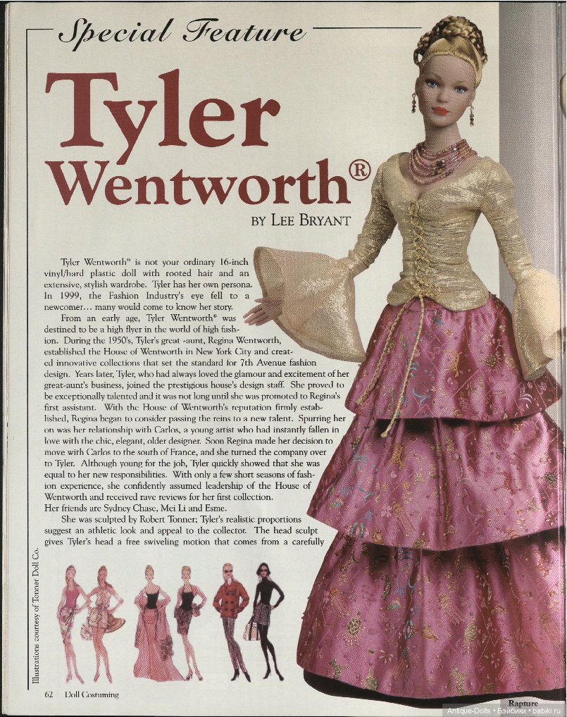 Журнал с выкройками одежды для кукол Doll Costuming, 2003, vol.11 (фото 9)