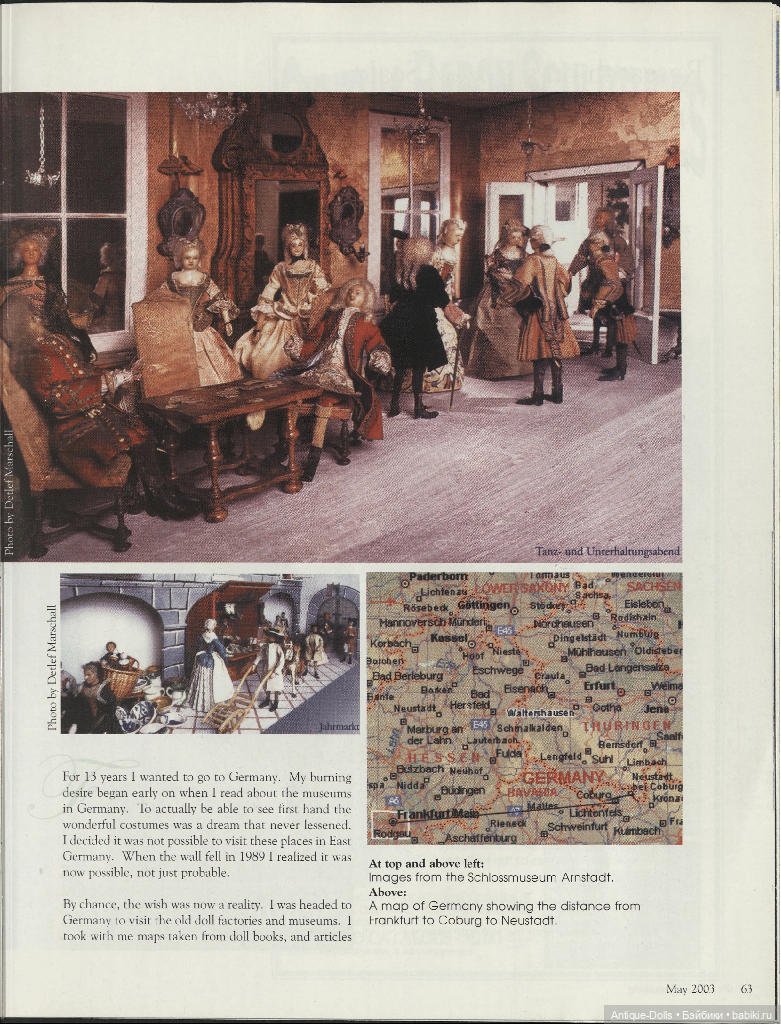 Журнал с выкройками одежды для кукол Doll Costuming, 2003, vol.5