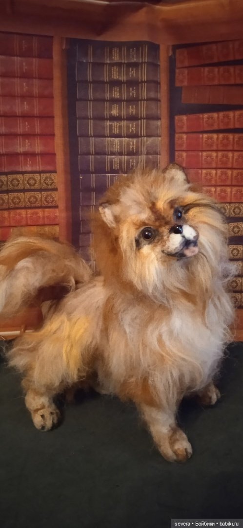 Игрушки -собаки из шерсти (фото 8)