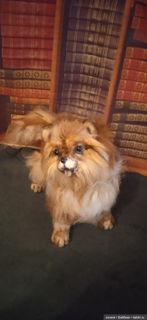 Игрушки -собаки из шерсти (фото 6)