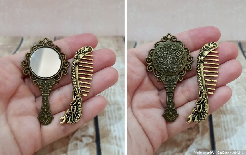 Расческа Дракон — Миниатюра для кукол