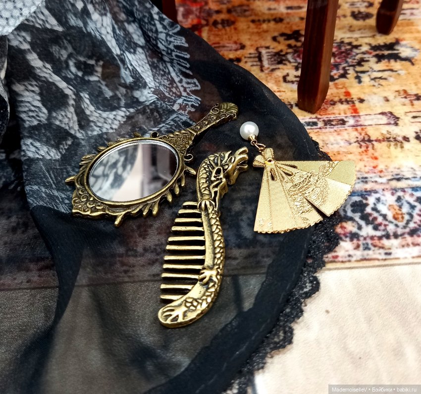 Расческа Дракон — Миниатюра для кукол (фото 9)