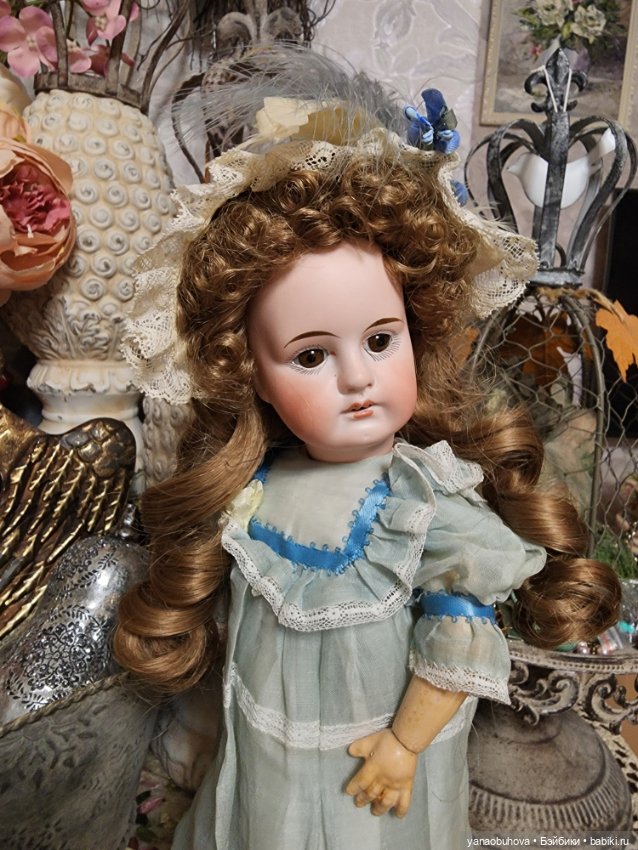 Антикварная куколка, предположительно Сонненберг , 32 см (фото 3)