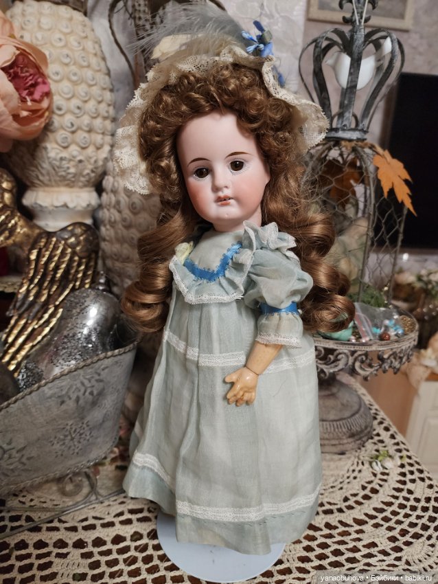 Антикварная куколка, предположительно Сонненберг , 32 см (фото 4)