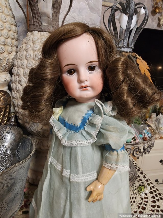 Антикварная куколка, предположительно Сонненберг , 32 см