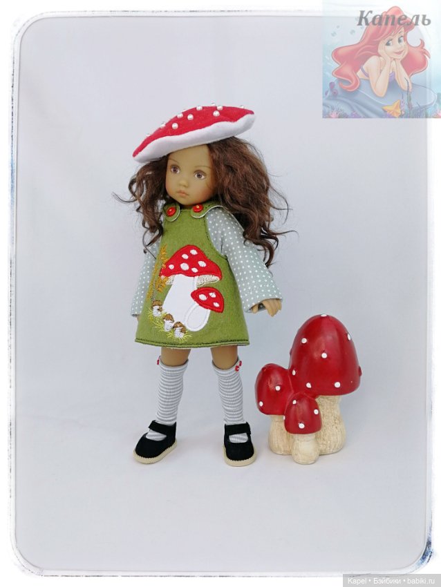 Комплект одежды "ВЕСЕЛЫЕ МУХОМОРЧИКИ" для Бонека / Boneka,Dianna Effner (фото 7)
