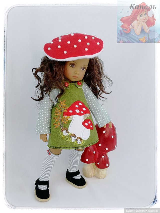 Комплект одежды "ВЕСЕЛЫЕ МУХОМОРЧИКИ" для Бонека / Boneka,Dianna Effner (фото 8)