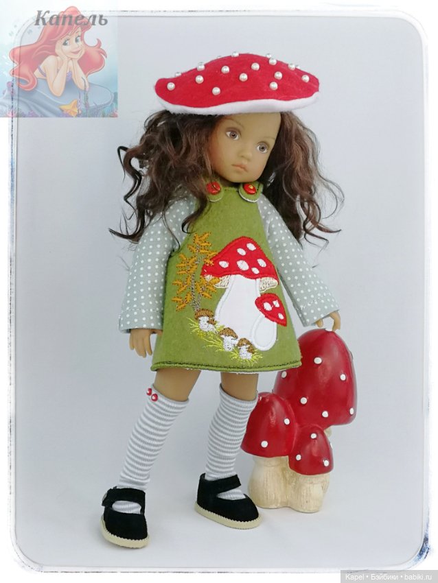 Комплект одежды "ВЕСЕЛЫЕ МУХОМОРЧИКИ" для Бонека / Boneka,Dianna Effner (фото 2)