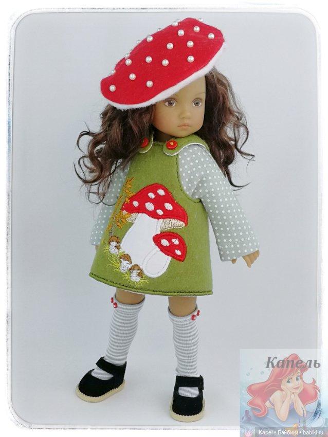 Комплект одежды "ВЕСЕЛЫЕ МУХОМОРЧИКИ" для Бонека / Boneka,Dianna Effner (фото 4)