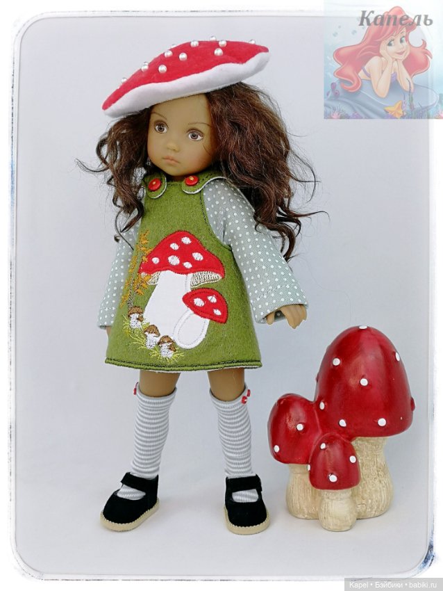 Комплект одежды "ВЕСЕЛЫЕ МУХОМОРЧИКИ" для Бонека / Boneka,Dianna Effner (фото 3)