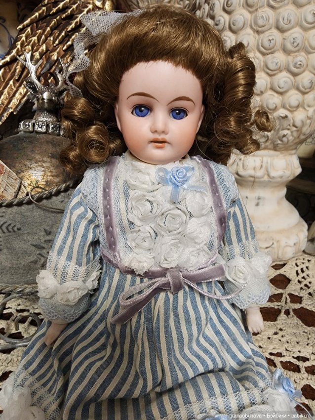 Антикварная куколка Отто Дрессель 32 см