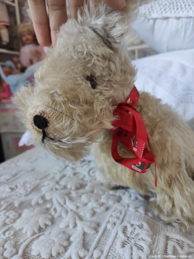 Мохеровый пёсик — Винтажные куклы и игрушки детства (фото 5)