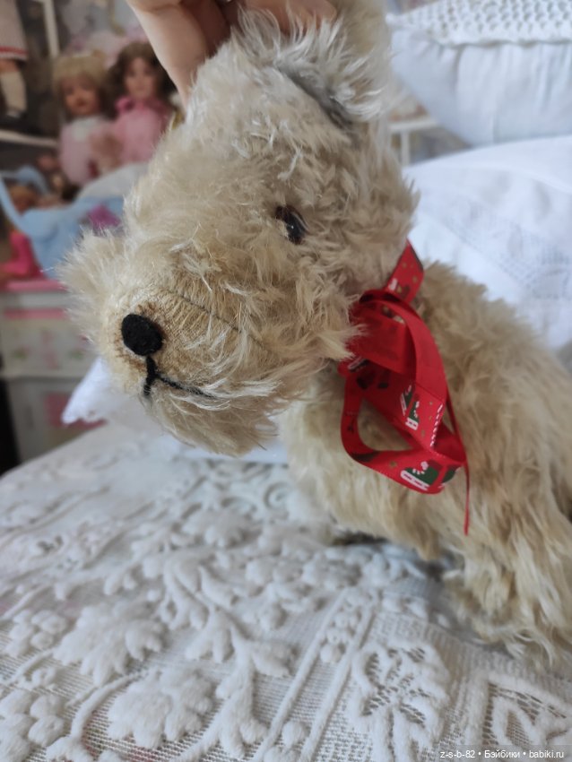 Мохеровый пёсик — Винтажные куклы и игрушки детства (фото 4)