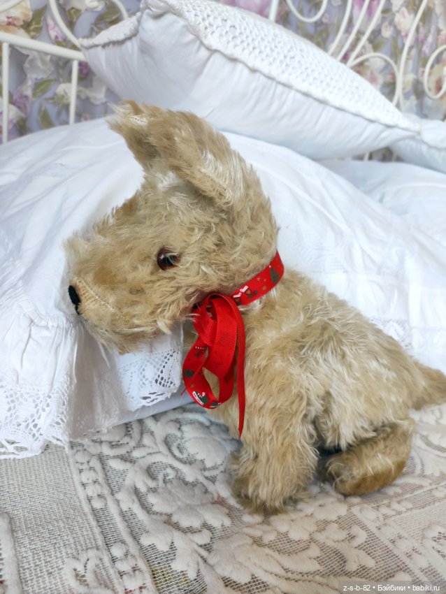 Мохеровый пёсик — Винтажные куклы и игрушки детства (фото 6)