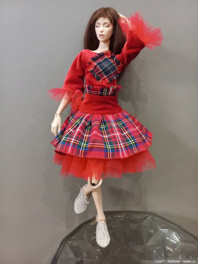 Юбка и блузка для кукол 1/4 (фото 5)