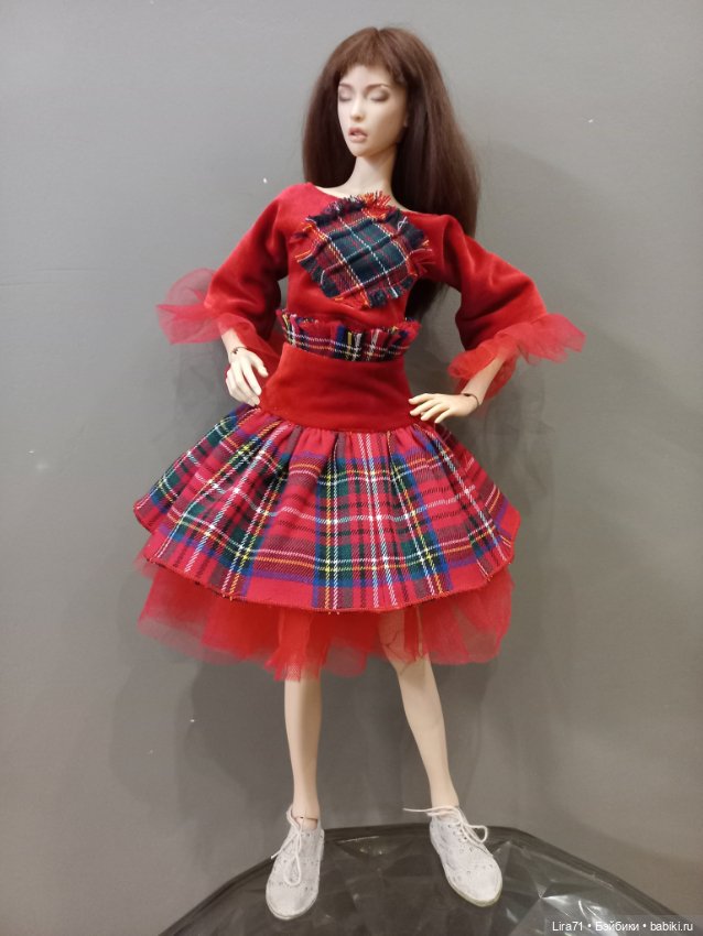 Юбка и блузка для кукол 1/4 (фото 2)