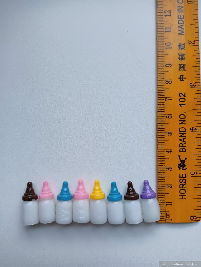 Бутылочки и пустышки для маленьких кукол и пупсов