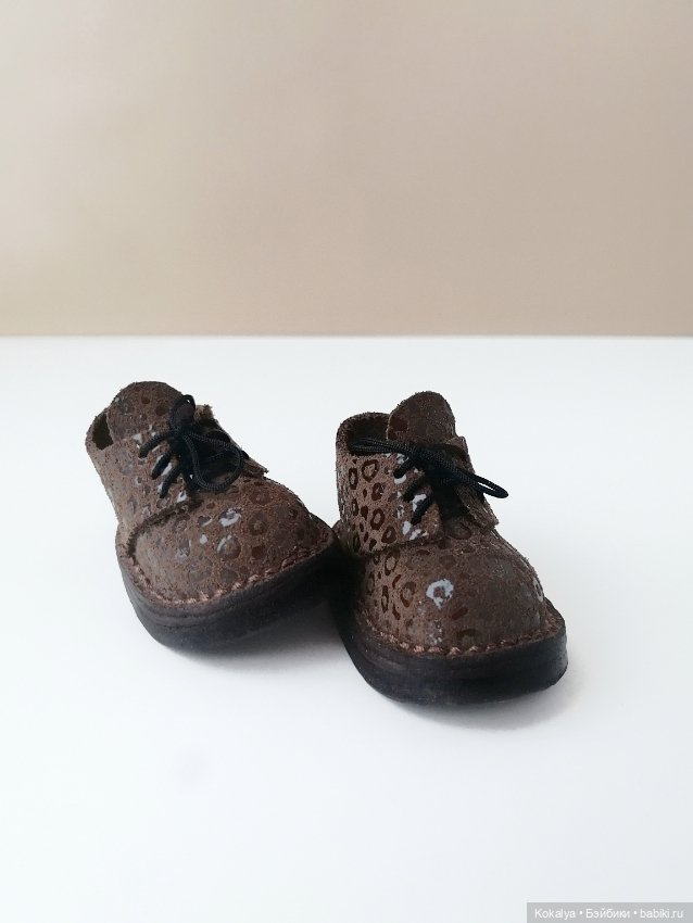 Замшевые ботиночки — Обувь для кукол (фото 2)