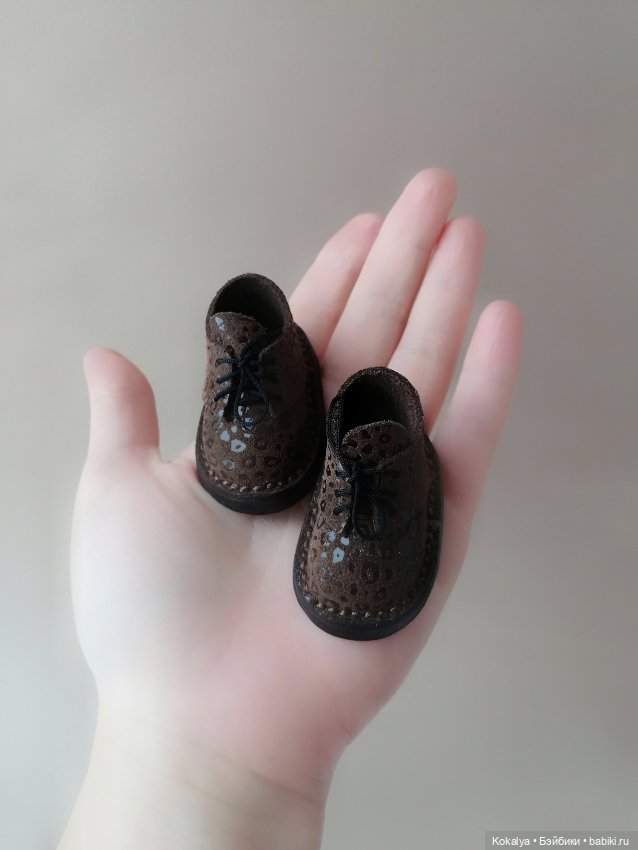 Замшевые ботиночки — Обувь для кукол