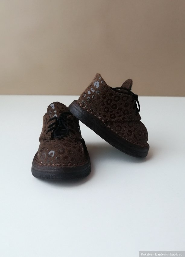 Замшевые ботиночки — Обувь для кукол (фото 3)
