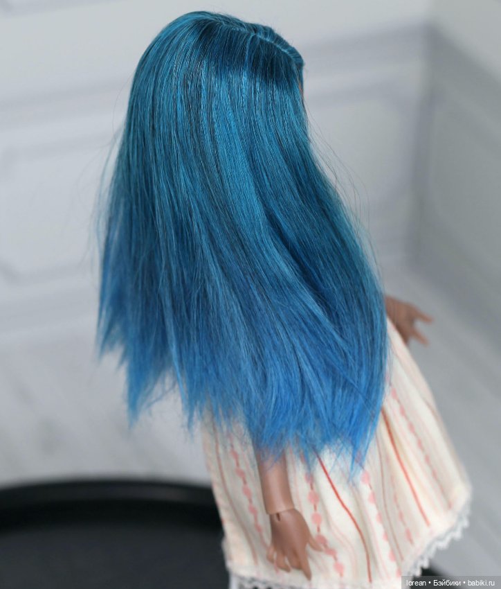 Парик из Альпаки сури для LillyCat chibi Lana (фото 6)