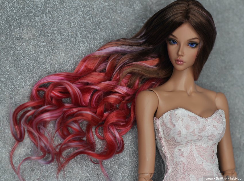 Парик из Альпаки сури для ChicLine FairyLand (фото 4)