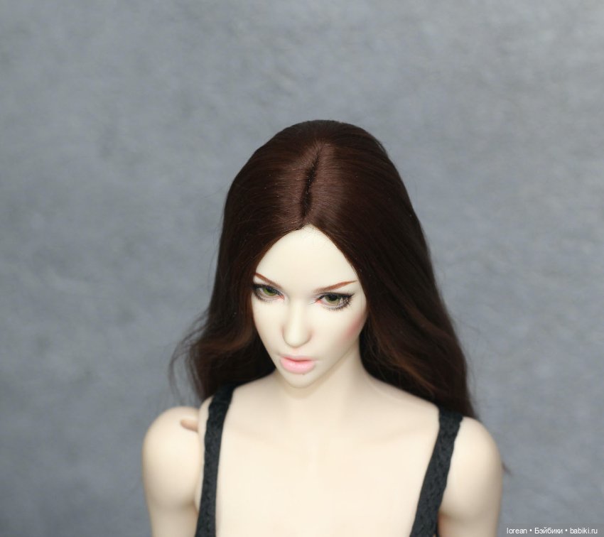 Парик из Альпаки сури для Dollshe Amanda fashion (фото 6)