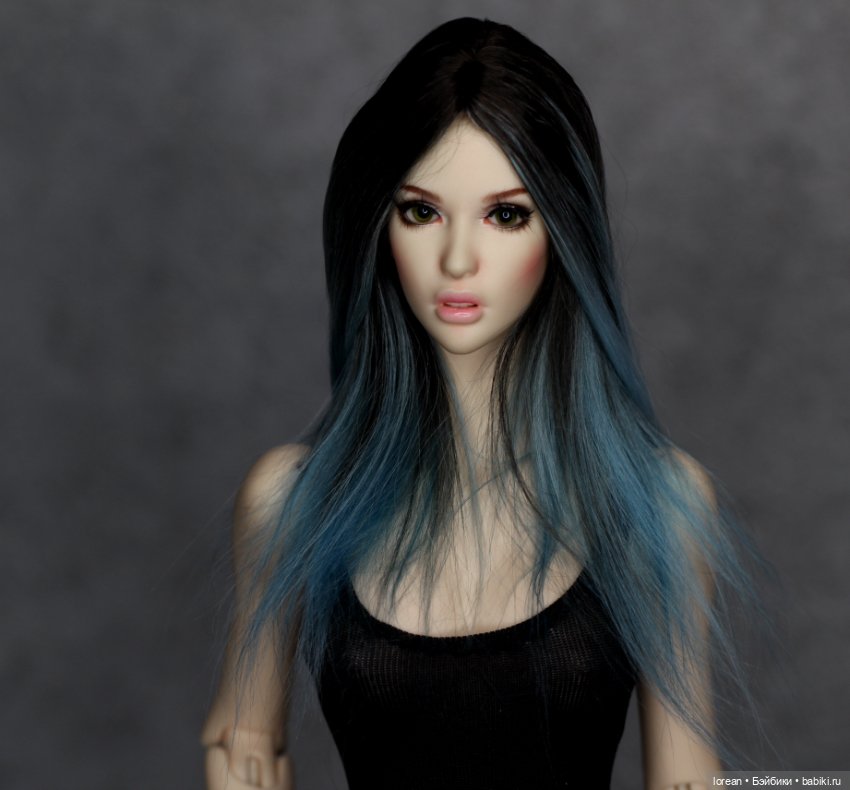 Парик из Альпаки сури для Dollshe Amanda fashion