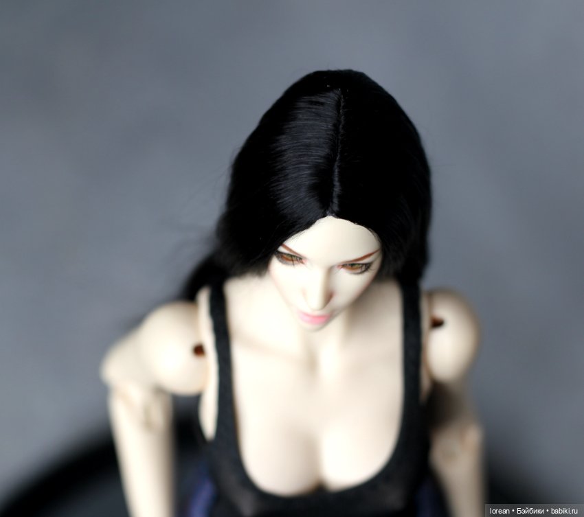 Парик из Альпаки сури для Dollshe Amanda fashion (фото 7)