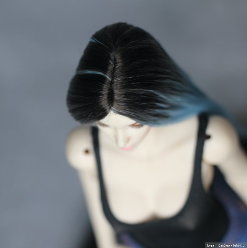 Парик из Альпаки сури для Dollshe Amanda fashion (фото 4)