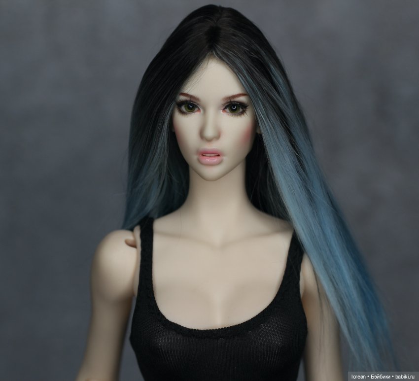 Парик из Альпаки сури для Dollshe Amanda fashion (фото 3)