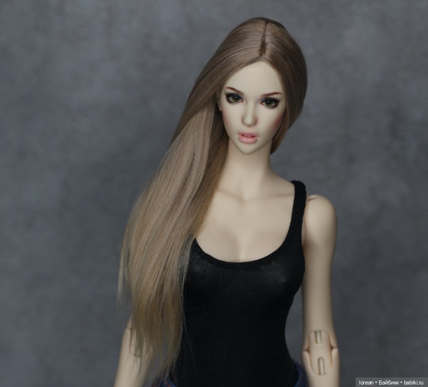 Парик из Альпаки сури для Dollshe Amanda fashion (фото 6)